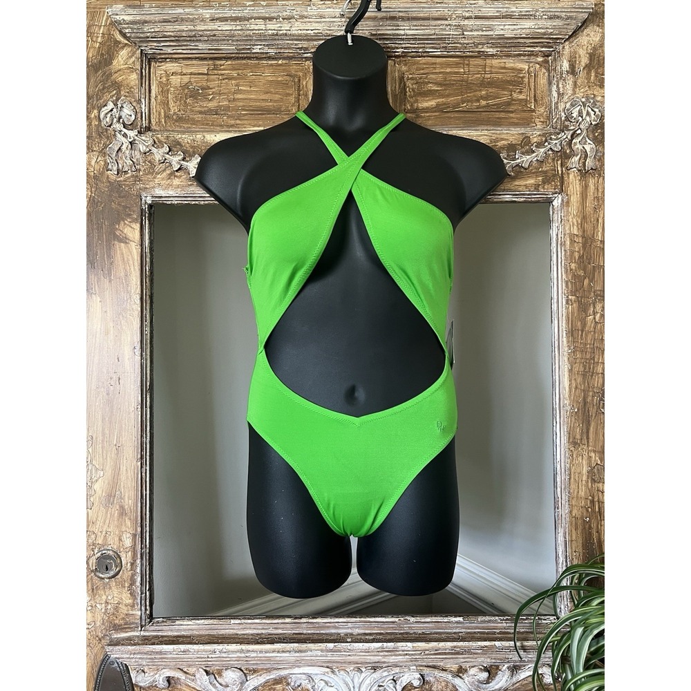 Christian Dior Logo Swimsuit Vintage Size 12 Unionmade NEW